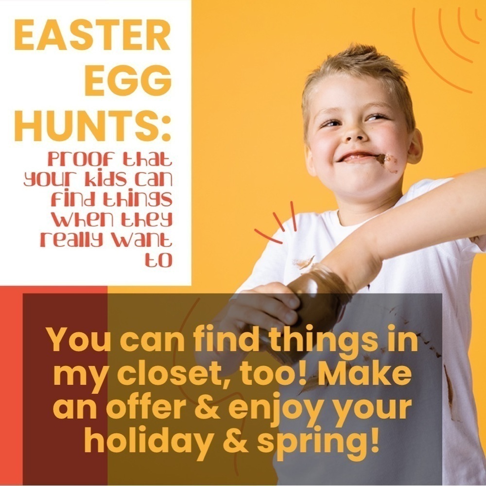 Take an Easter Egg Hunt in my closet & find a gift for yourself or a loved one!
